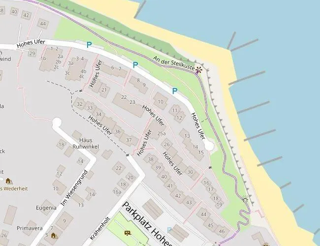 아파트 Hohes Ufer Strandklippe 호바흐트